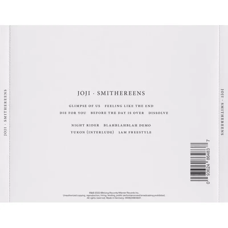 Фото CD Joji SMITHEREENS, альбом Джордж Миллера, абсолютно новый, оригинальный. №3