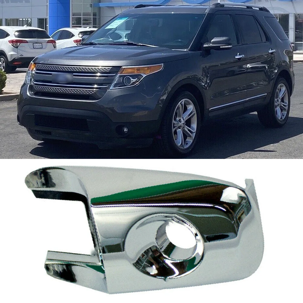 

1Pcs Lock Cylinder Cover Sliver Chrome For Ford Explorer Edge 2011-2019 BA1Z78218A14A Auto Parts Exterior Door Handles