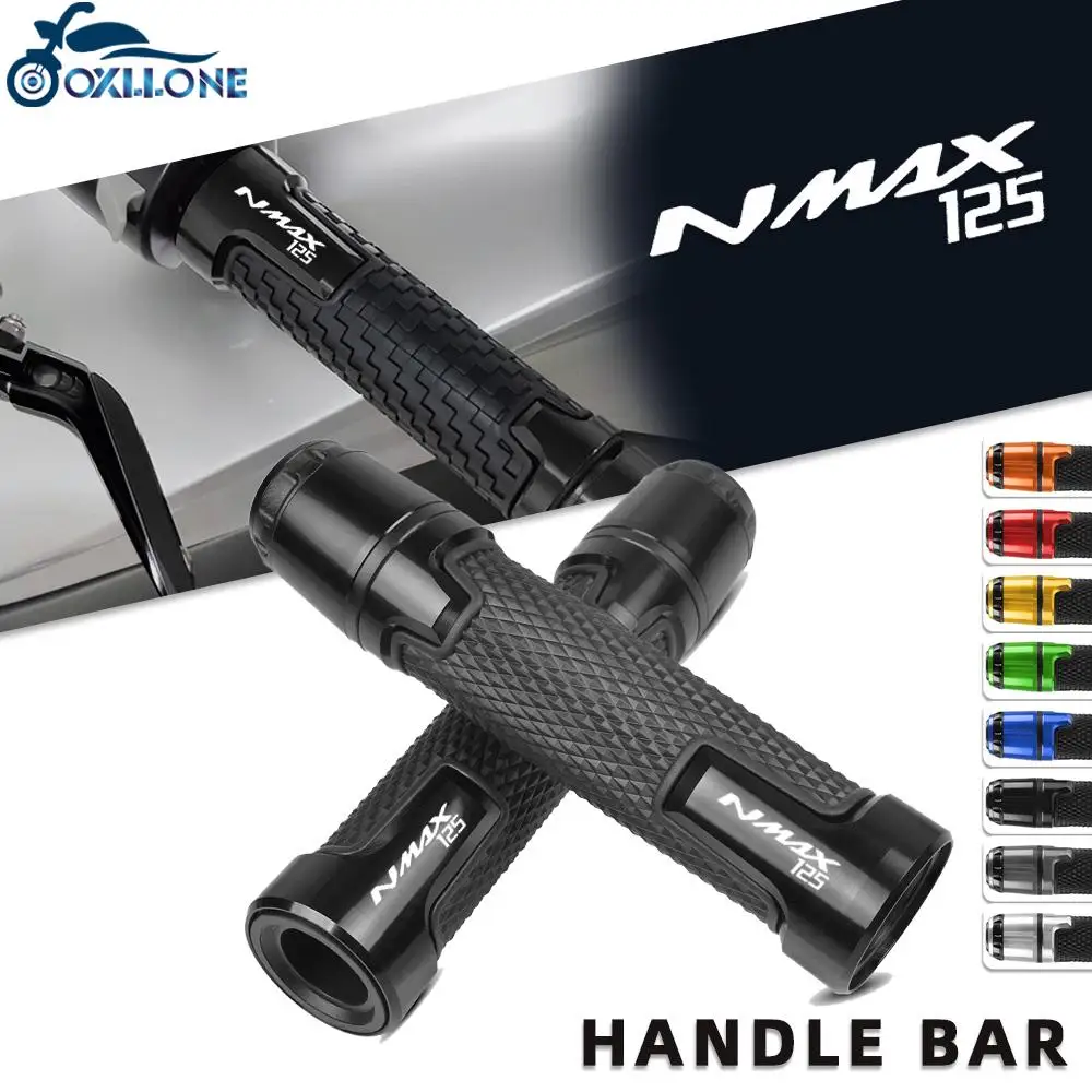 

Motorcycle CNC Aluminum Handlebar Grips Hand Grips Ends 7/8" 22mm FOR YAMAHA NMAX125 N MAX 125 NMAX 125 N-MAX125 2015 2016 2017
