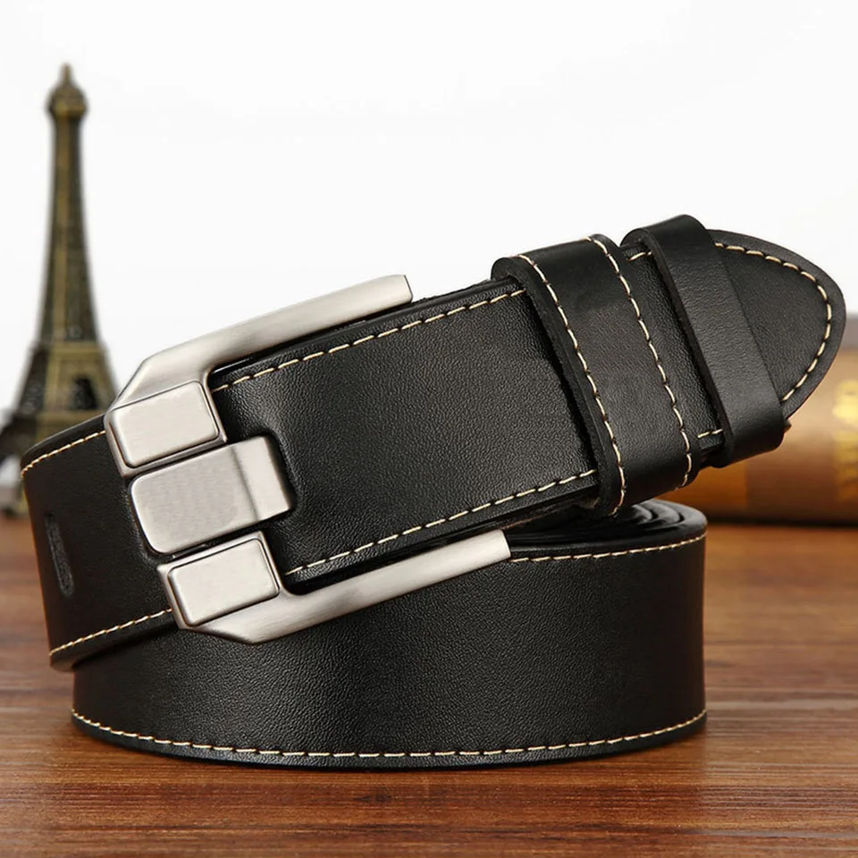 

New Belts For Men Pin Buckles Vintage Casual Jeans Decorative Accessories Belt Buckles Trend Brands Luxury Designs 20 Styles