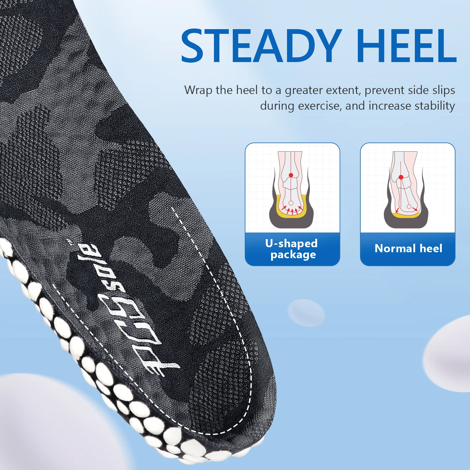 PCSsole Insoles for Shoe Sole Shock Absorption Deodorant Breathable Cushion Running Insoles for Feet Man Women Orthopedic Insole