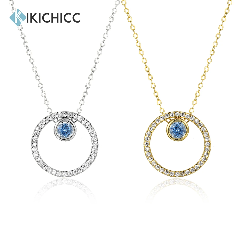 

Женское колье из серебра 925 пробы, с фианитом