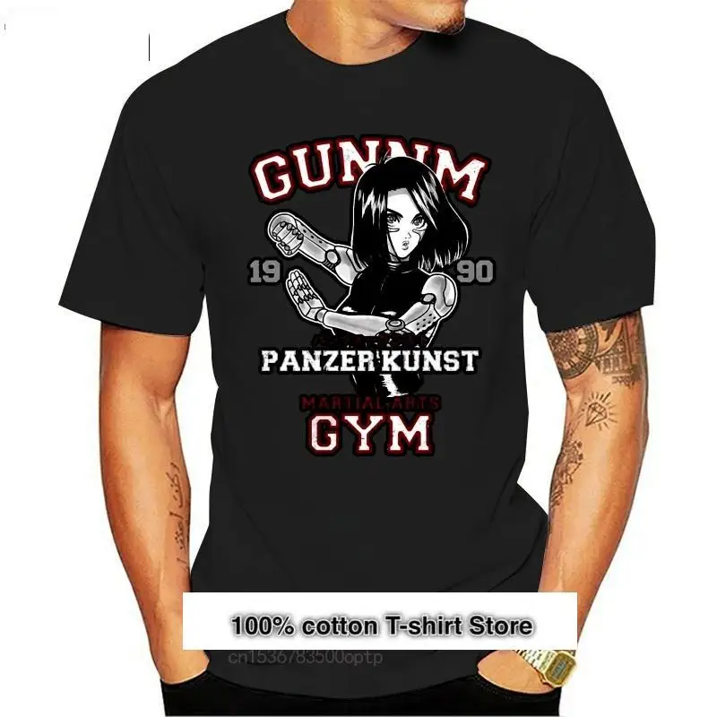 

Camiseta de GUNNM для hombre y mujer, ropa de gimnasio, Alita Battle Angel, top