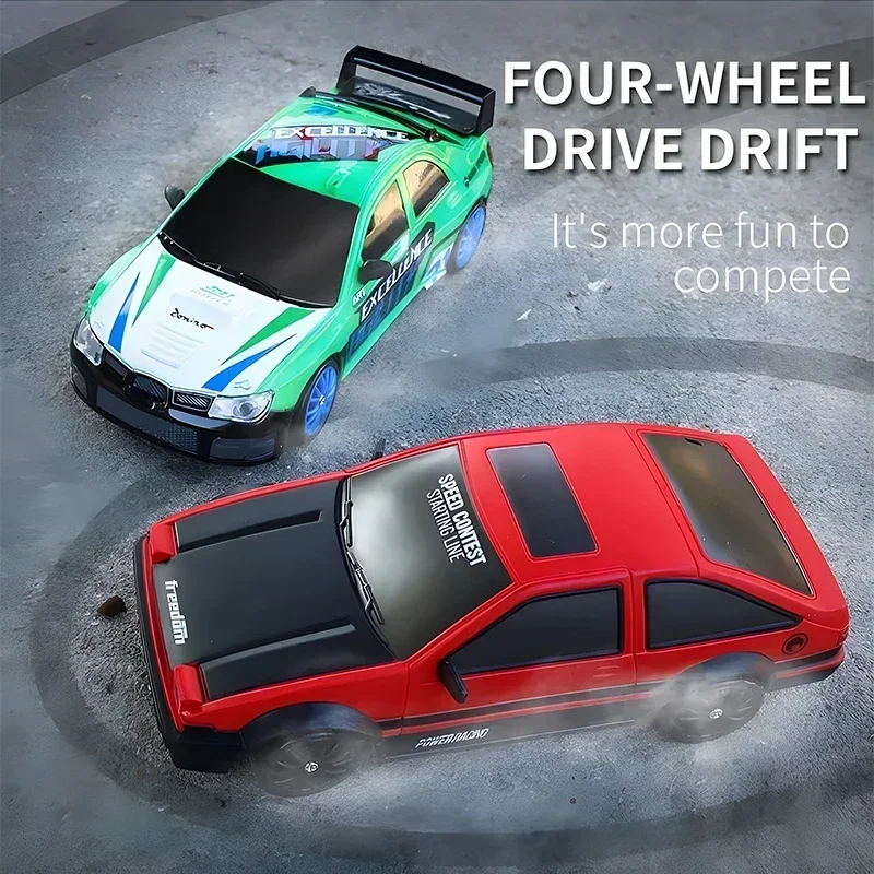 Автомобиль с дистанционным управлением 2 4G Drift RC Car 4WD Toy GTR AE86 Полноприводные гонки