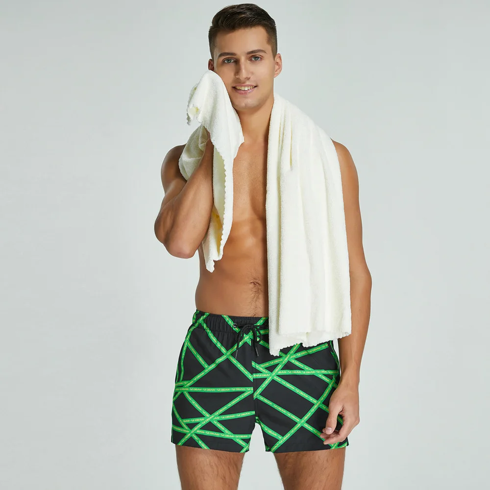 

Men's Shorts Sexy Trunks Beachwear Beach Shorts Swimsuit Breathable Swimwearshorts Surf Swimming Quick Dry Summer UV Protection