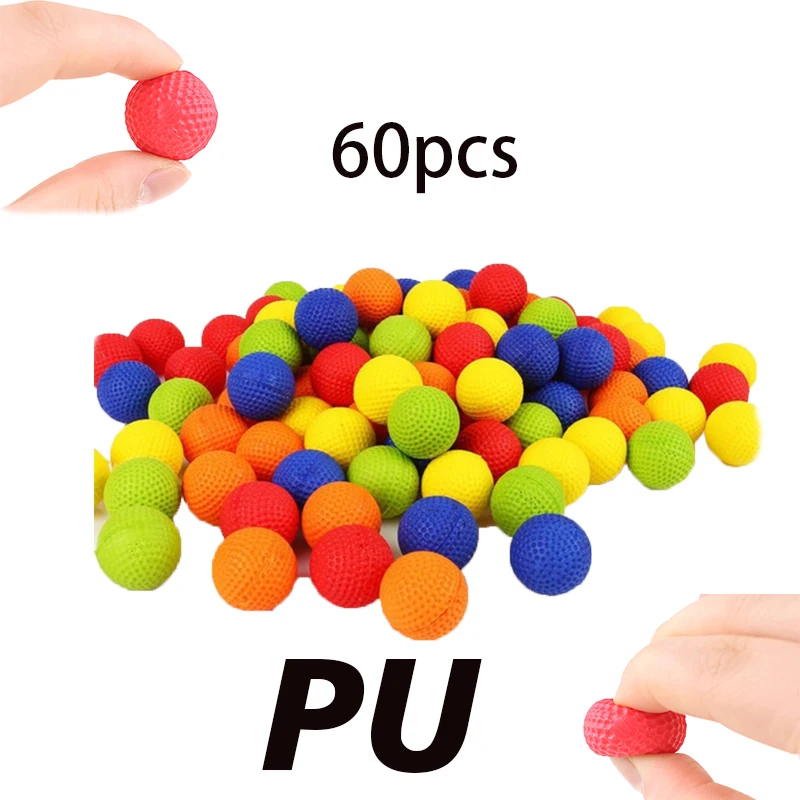 

60 круглых полиуретановых совместимых патронов для совместимого пистолета