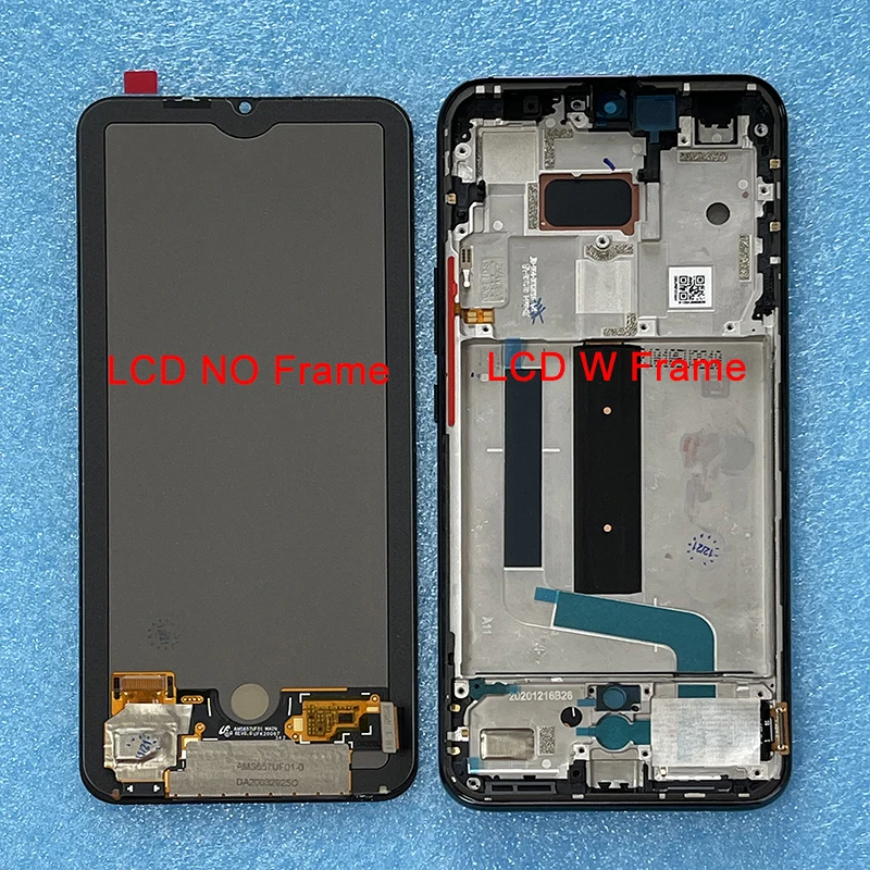 

6,57 оригинальный Amoled для Xiaomi Mi 10 Lite 5G 10 Lite ЖК-дисплей + сенсорный экран дигитайзер для Xiaomi Mi 10 Youth LCD Рамка