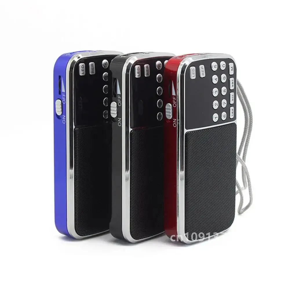 EONKO Super Bass HIFI FM-радиодинамик L-088 с TF USB-фонариком перезаряжаемой батареей