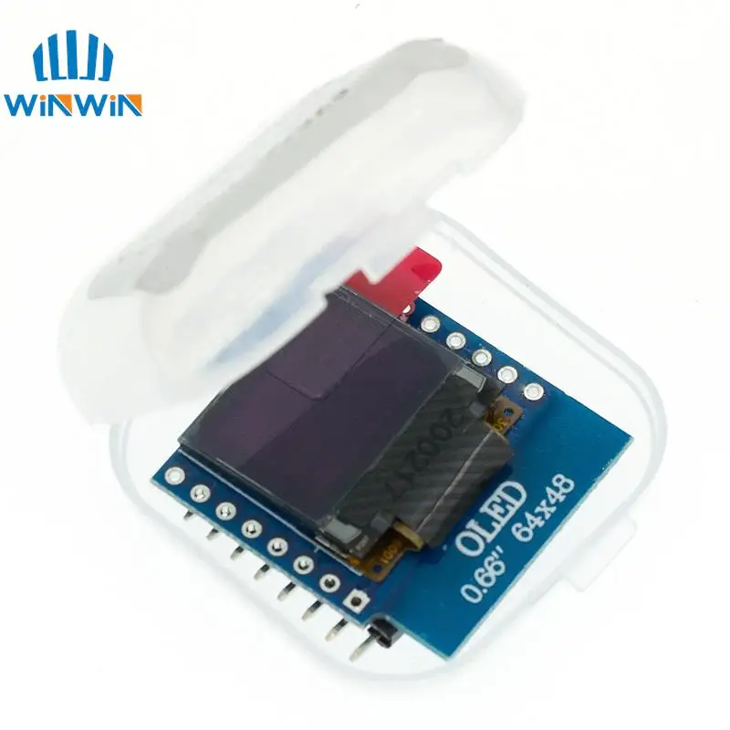 ЖК-дисплей для WEMOS D1 MINI ESP32 64X48 IIC I2C