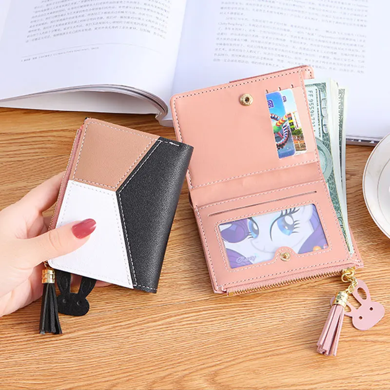 

Women's Wallet Short Women Coin Purse Fashion Wallets For Woman Card Holder Small Ladies Wallet Female Hasp Mini Clutch For Girl