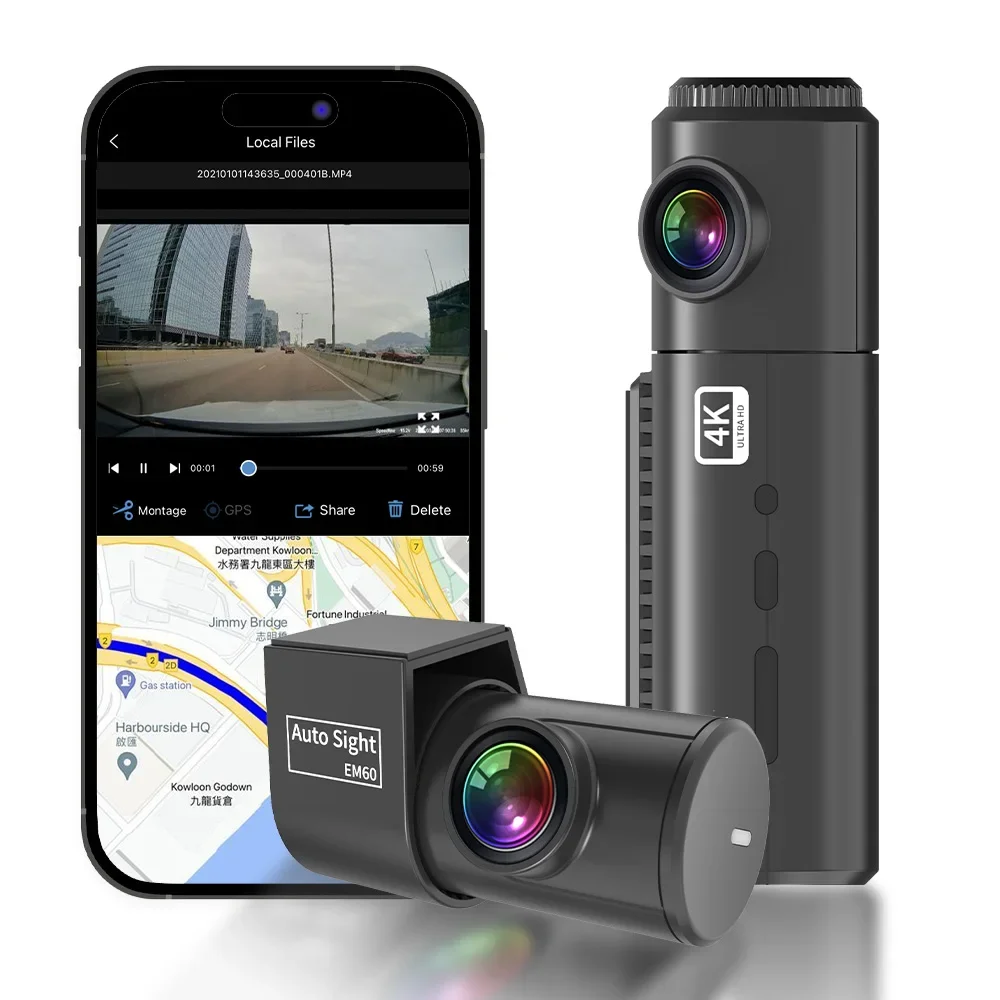 Автоматический прицел 4K Wi-Fi с ночным видением двойной объектив угол 2160p Starvis 2