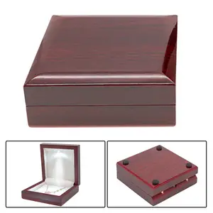 Imported Wrist Watch Box Watch Holder Storage Case Organizer Wood LED Lighted Necklace Gift Box Soft Plush Tr