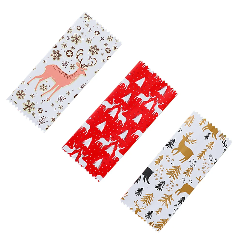 

300 Holiday Cookie Bags Xmas Party Decor Holiday Candy Bags Christmas Nougat Candy Wrappers Xmas Nougat Wrapper