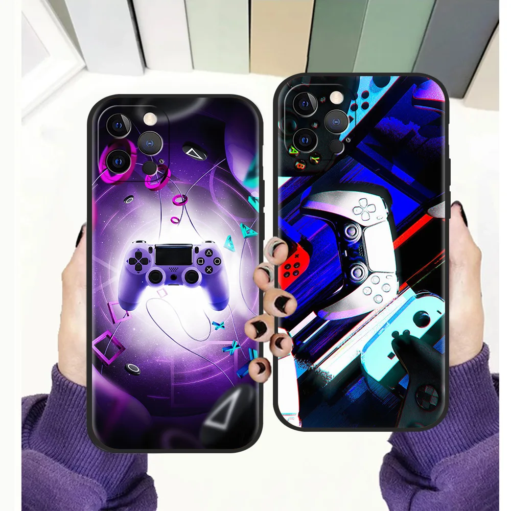 

Game Console Phone Case Cover For iPhone 13 12 11 Pro Max 8 7 Plus X XR XS Max SE 2020 Fundas Silicone Soft Shell Back Funda TPU