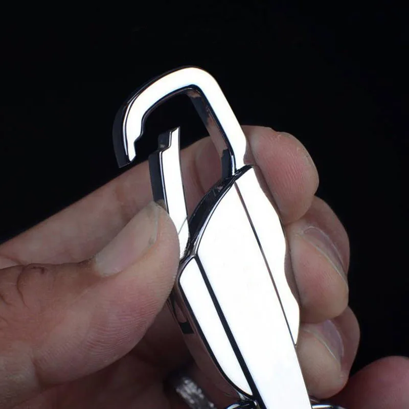 Кольцо для ключей из цинкового сплава мужской брелок с индивидуальным логотипом