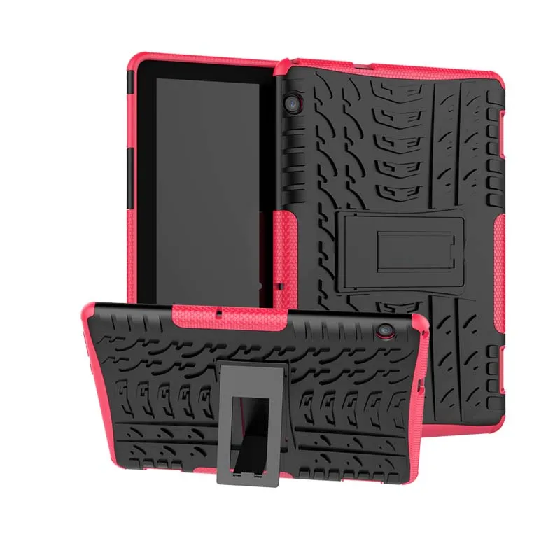 

PC+TPU Hybrid Armor Cover Case For Huawei MediaPad T5 10.0 AGS2-W09/L09/L03/W19 10.1" Tablet PC Shockproof Protective Funda Skin