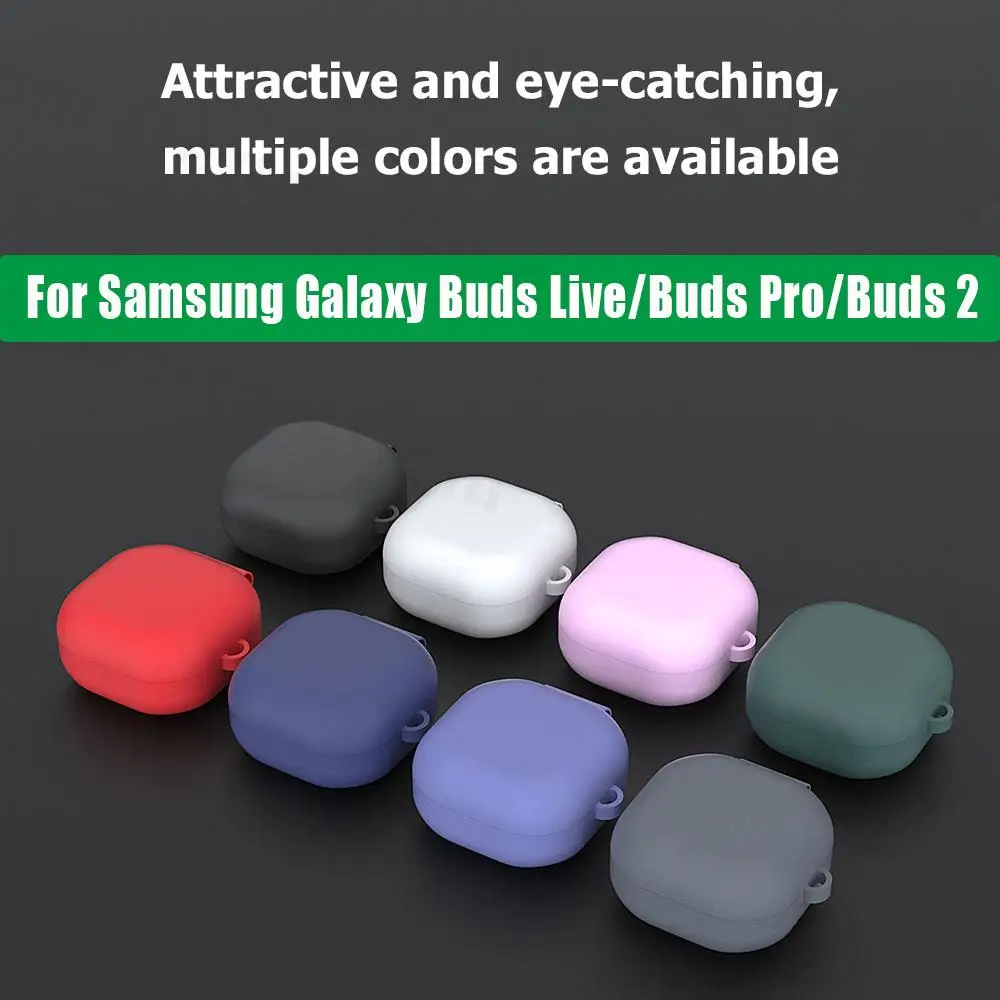 

2021 силиконовый защитный чехол для Samsung Galaxy Buds Pro Buds 2 Buds Live Cover беспроводные наушники гарнитура с крючком Buds 2 Pro