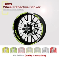 for kawasaki ninja er6f motorcycle accessories front rear wheel tire rim decoration adhesive reflective decal sticker