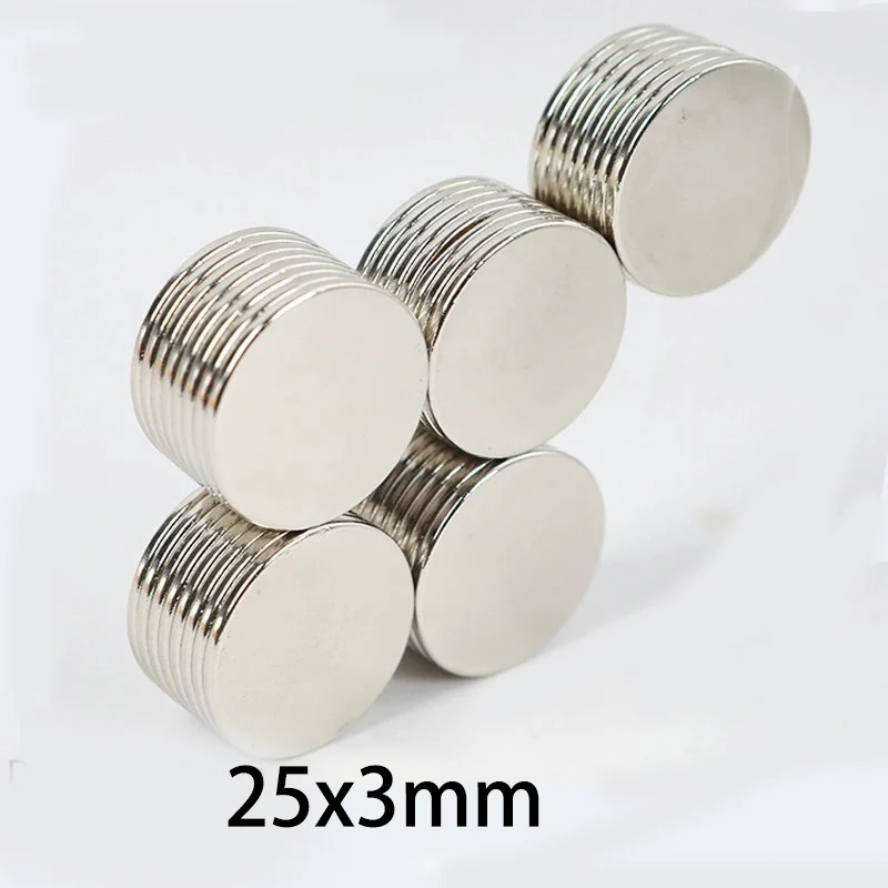 

Дисковые магниты 25x3 мм