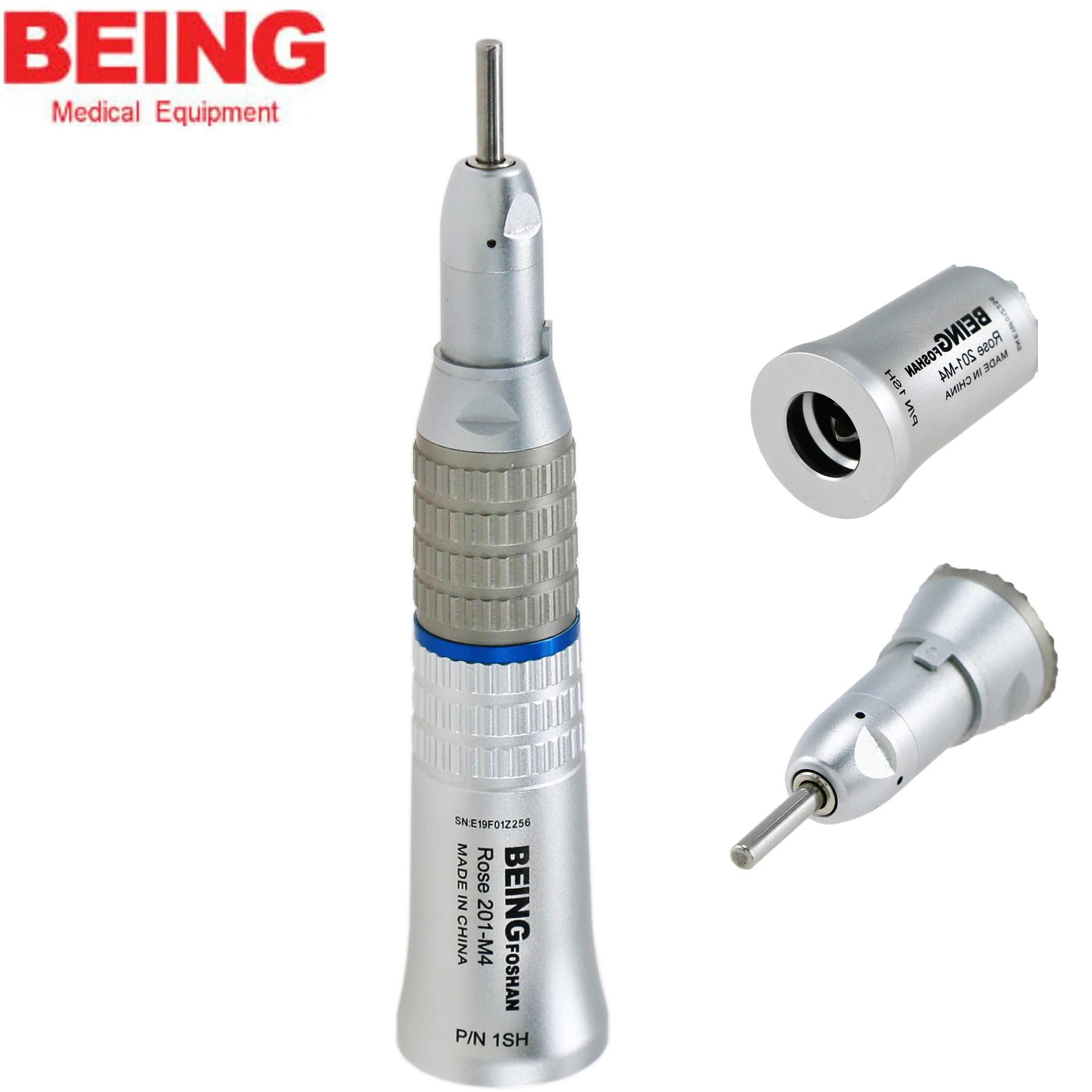 Dental E Type Low Speed Straight Air Turbine 1:1 Handpiece Lab Equipment Micromotor Polishing Tool Fit NSK KAVO Rose 201-SH