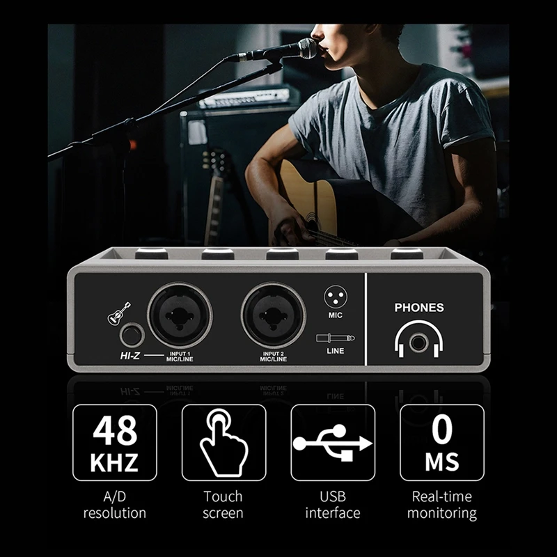 Профессиональный аудиомикшер USB-аудиоинтерфейс звуковая карта DJ-оборудование