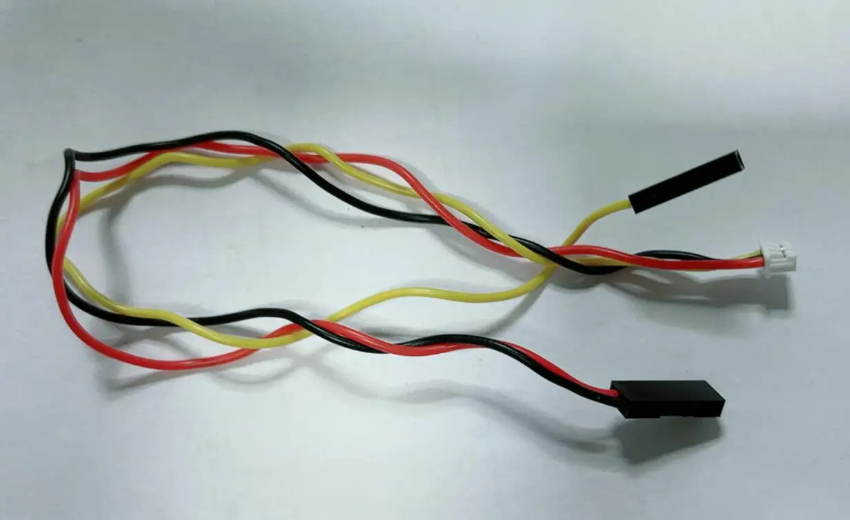 3-контактный силиконовый кабель питания и сигнальный провод для камеры Foxeer Runcam/VTX