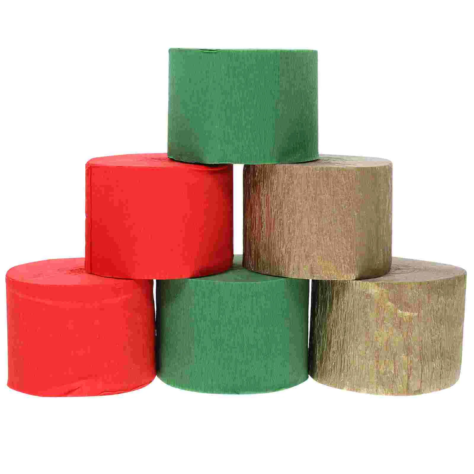 

Paper Crepe Streamer Christmas Tissue Party Wedding Ribbon Crinkle Supplies Streamerscrafts Decoration Flower Favors Roll