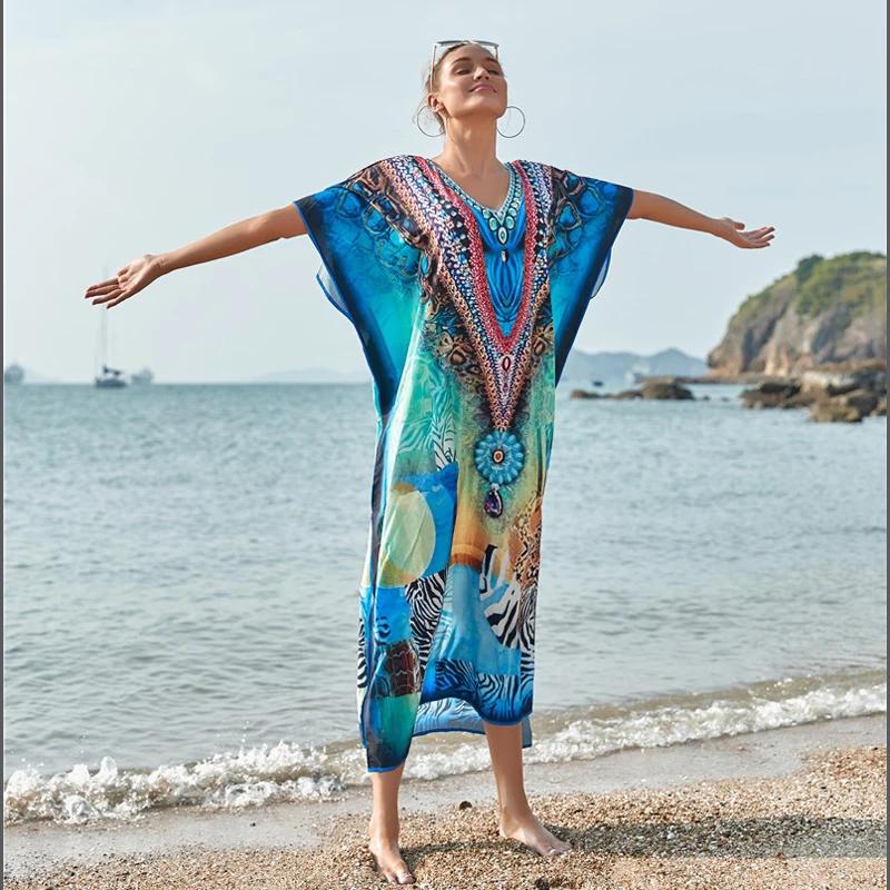 

Летнее платье, женский купальник 2022, закрывающий выходы для ванной, пляжные женские разноцветные медали из полиэстера, купальный костюм с п...
