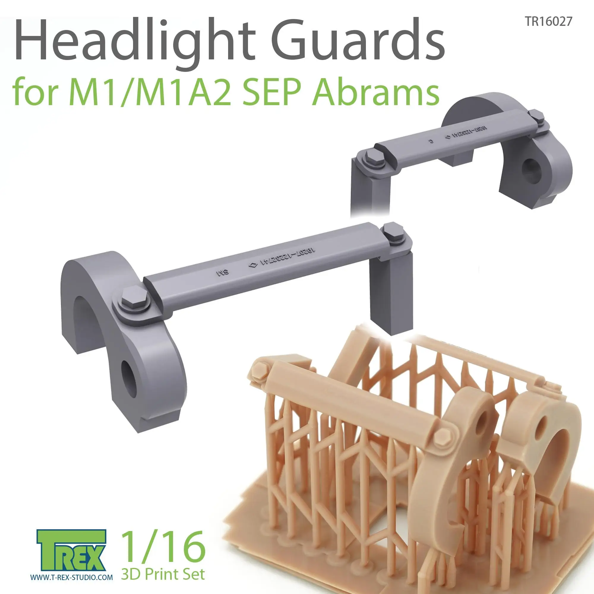 

T-REX 16027 1/16 Headlight Guards for M1 Abrams