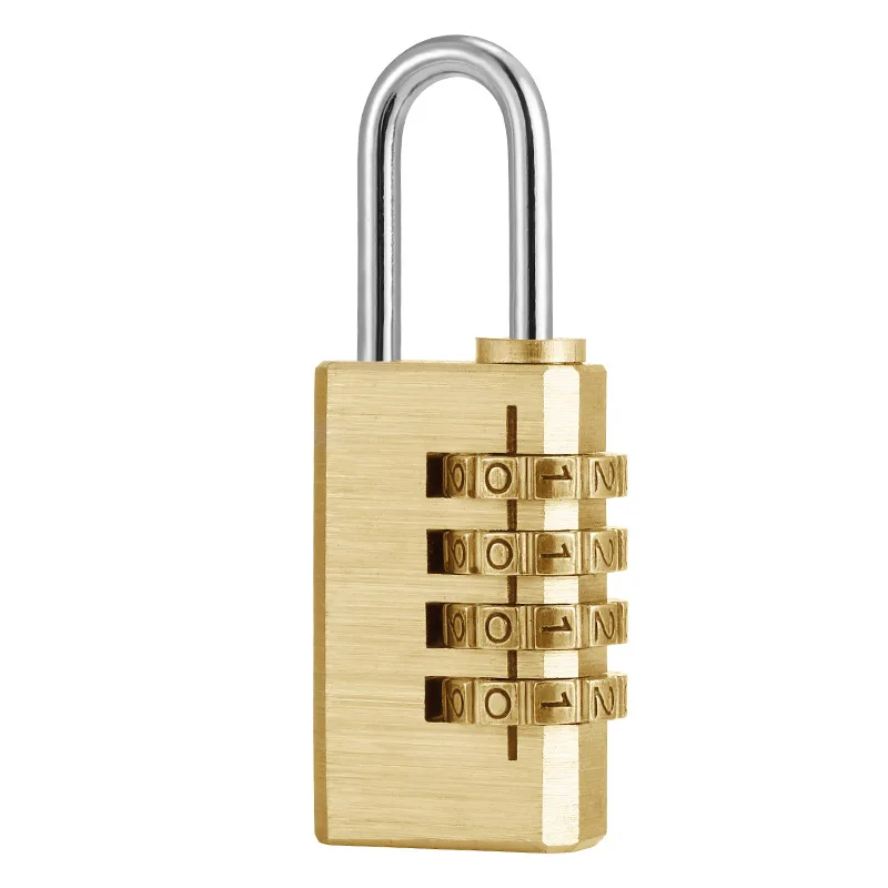 Кодовый замок для багажа 4 набора с цифровым паролем защита от кражи - купить по