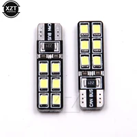 2pcs t10 w5w car led bulbs auto interior dome reading lights 2835 12smd 194 168 turn signal light license plate lamps