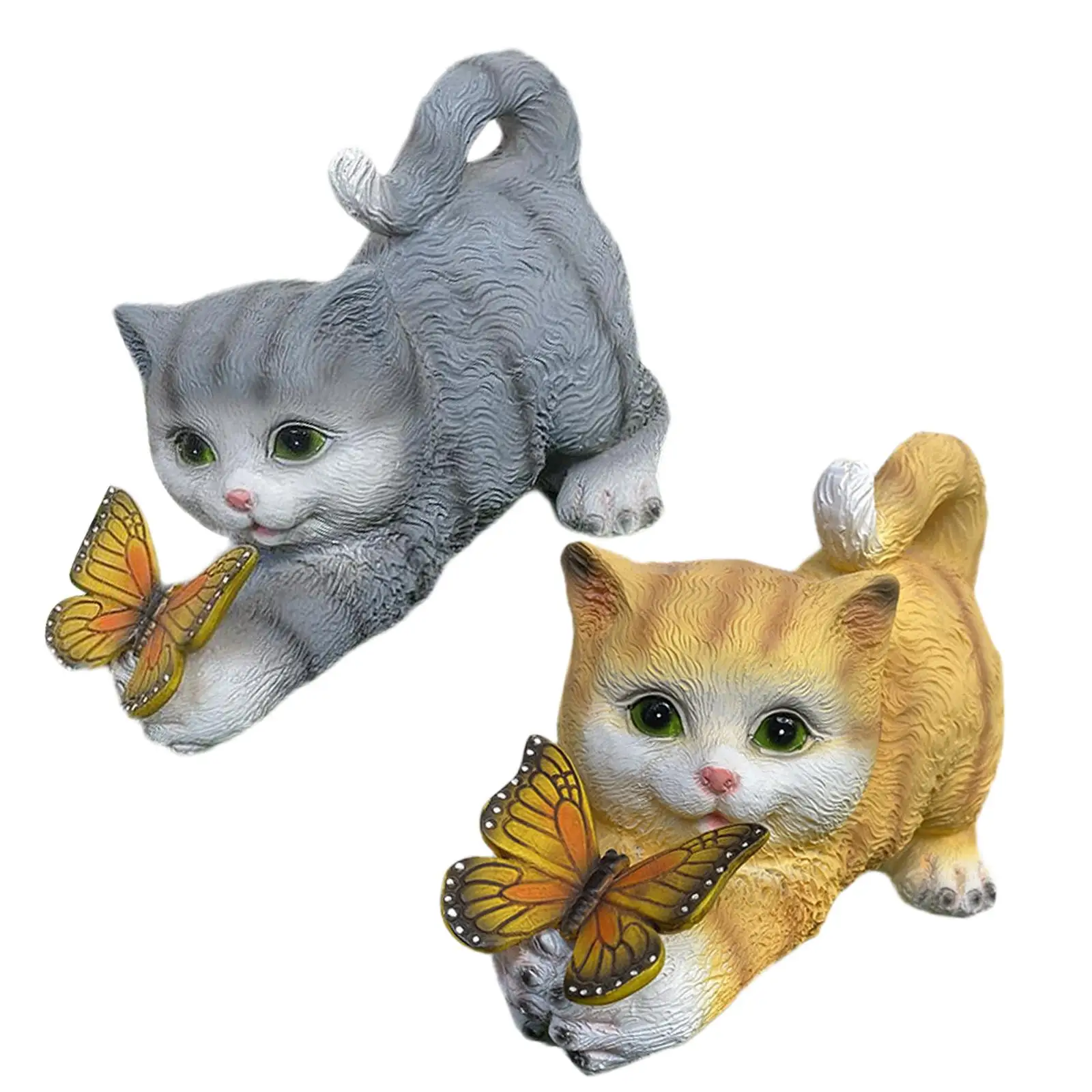 

LED Solar Light Resin Statue Figurine Outdoor Patio Decoration