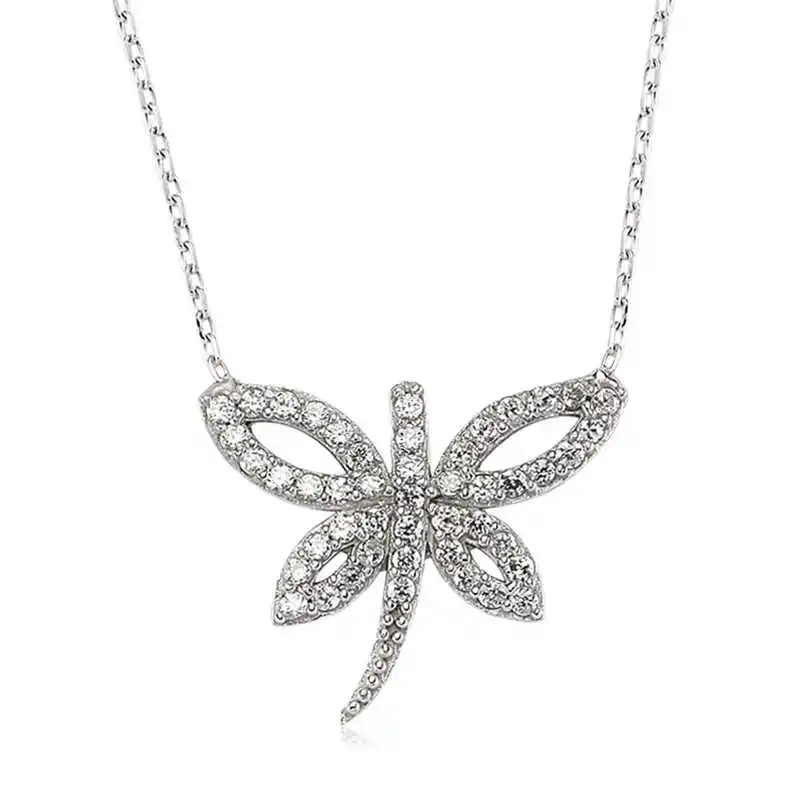 

Tevuli 925 Sterling Silver Dragonfly Women Necklace