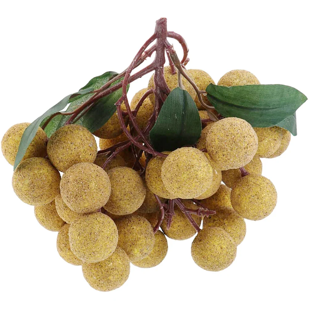 

Photography Props Window Toys Simulated Fruit Adornment Showcase Longan Plastic Ornament False Fruits Food