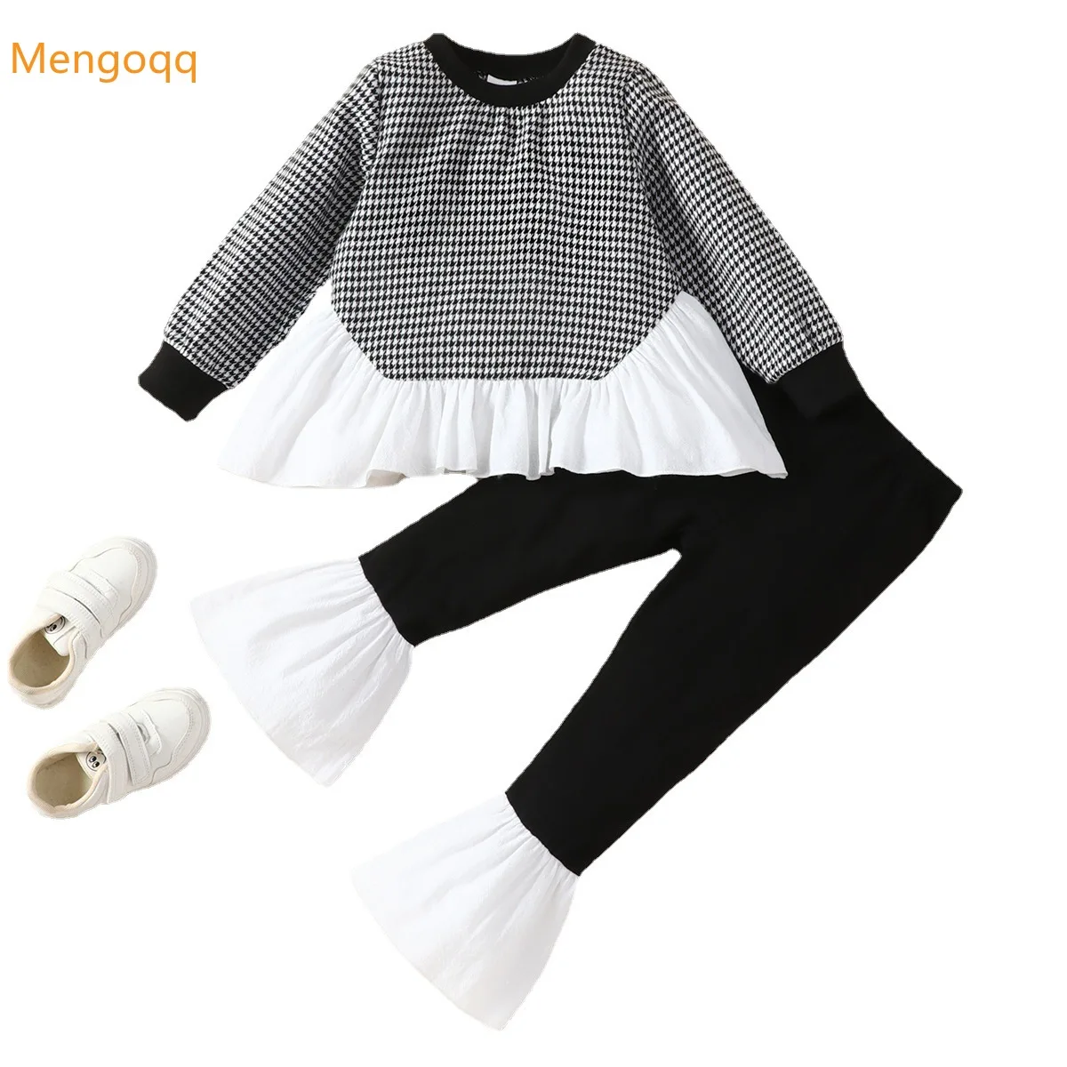 Топ в полоску с длинным рукавом и расклешенные брюки на возраст 18-6 лет | Детская