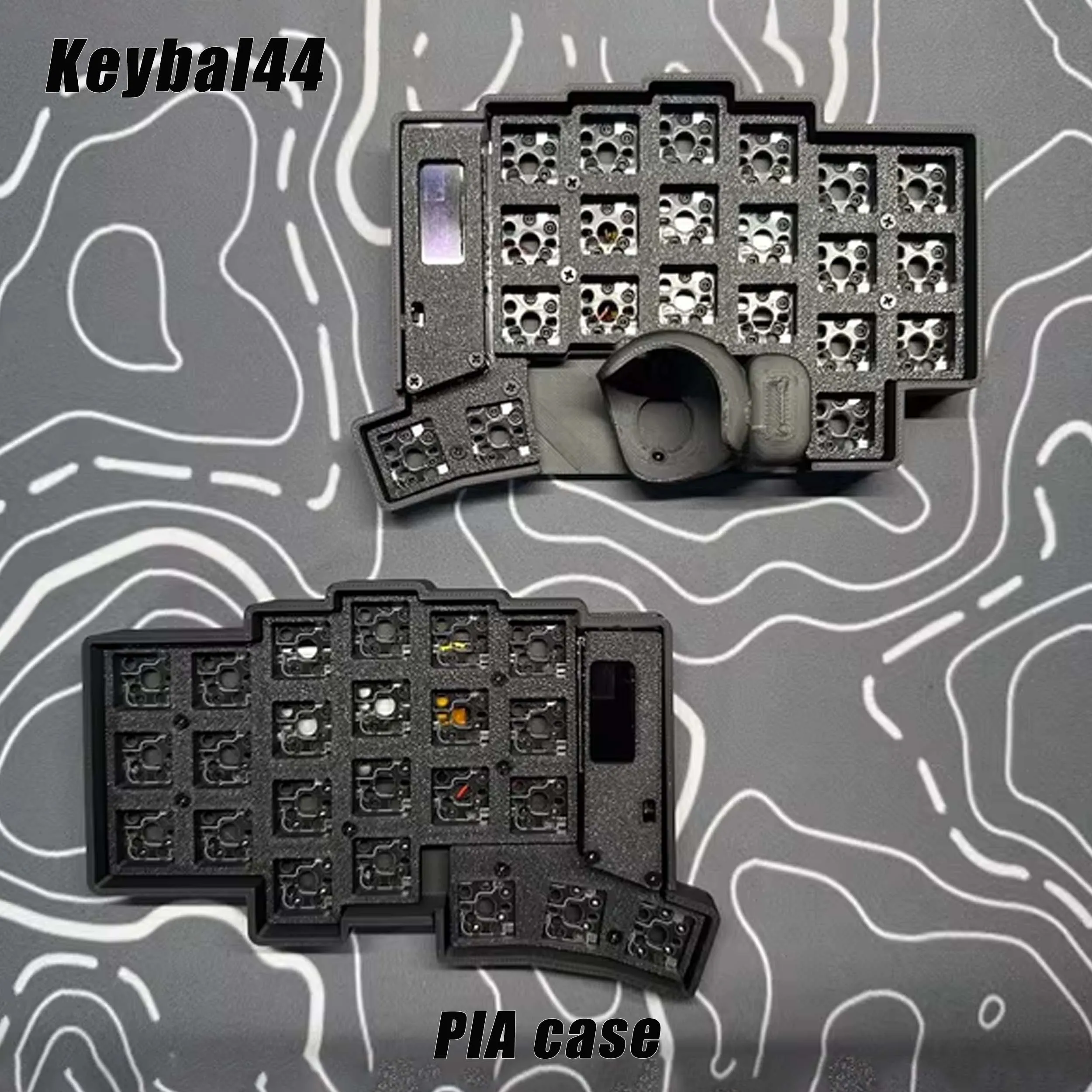 Комплект разделенной клавиатуры Keyball 3944661 с трекболом, OLED-экраном, беспроводная разделенная механическая клавиатура, комплект настройки, поддержка ZMK, подарок (art.: 3920cb896a2e1) - 3920cb896a2e1