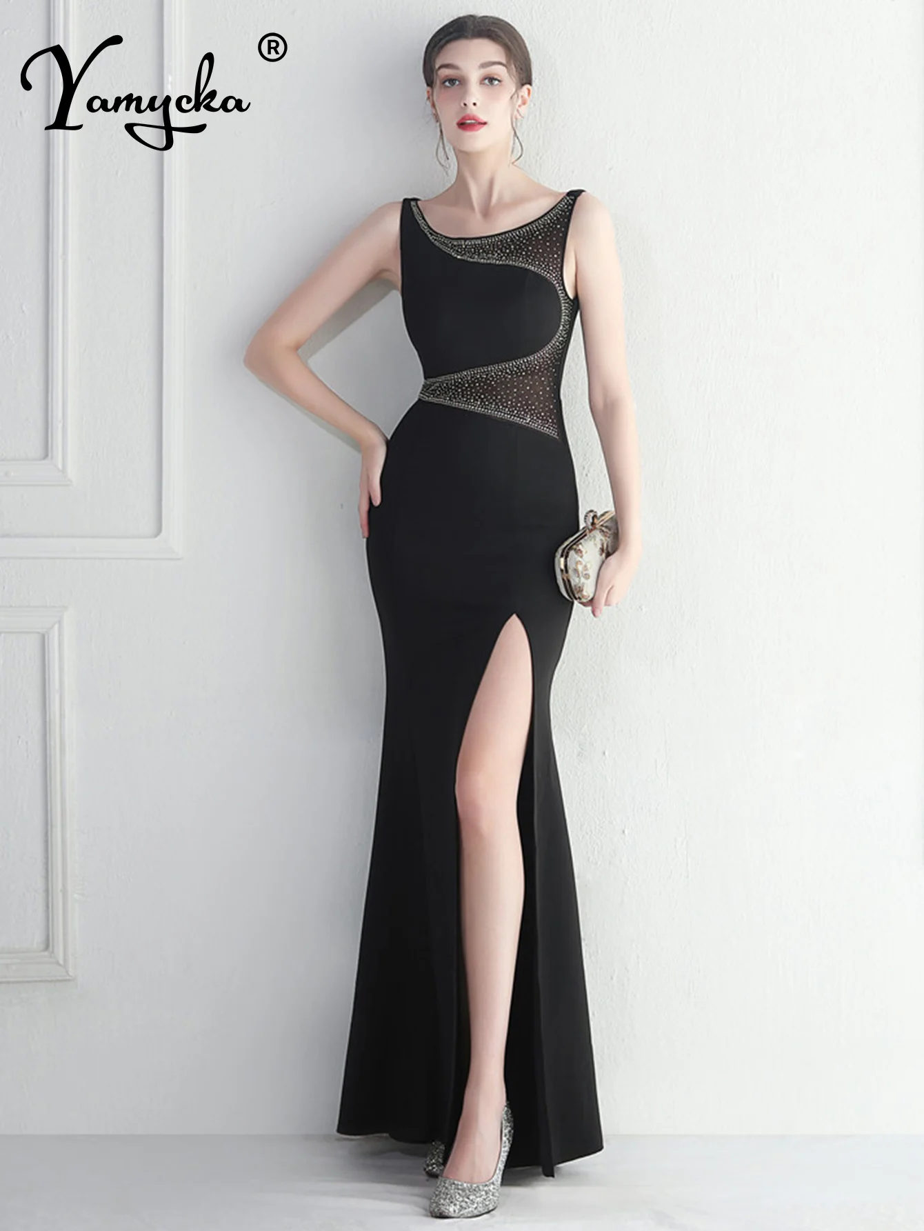 Женское Прозрачное платье-макси летнее элегантное платье для подружки невесты