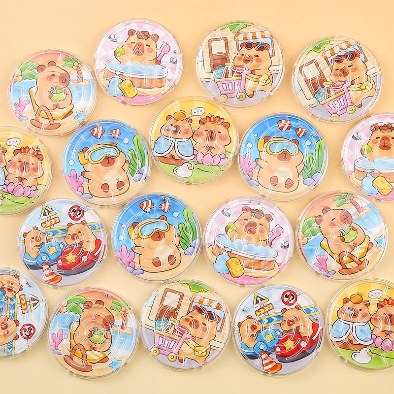 

Тематические бусины с животными, капибары, 20 шт.