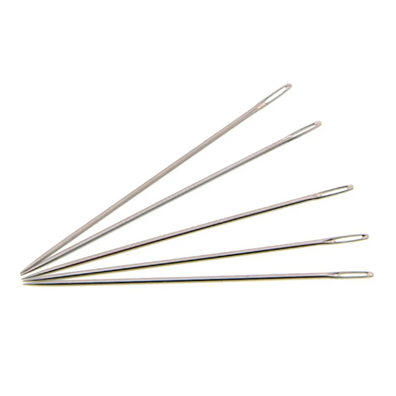 

25PCS High Hardness Stainless Steel Sewing Needle Cross Sewing Clothes Needles needle threader for hand sewing