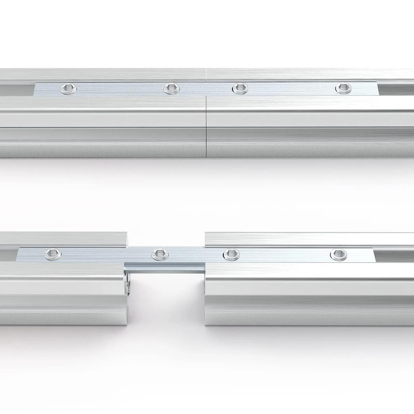 Прямой коннектор алюминиевый профиль европейского стандарта Соединительный