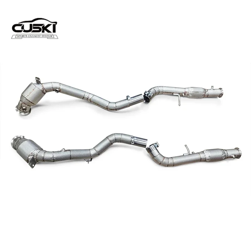 Pertains to Mercedes Benz G63 AMG 2020-2023 intercepted exhaust Front pipe Automotive Exhaust Modification Fittings Increased po