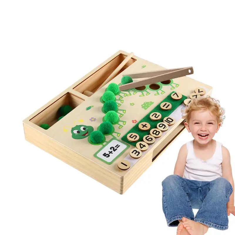 

Caterpillar Counting Classic Toy Educational Counting Math Toys Cognitive Math Toys Developmental Kids Toys Classroom Aged 3