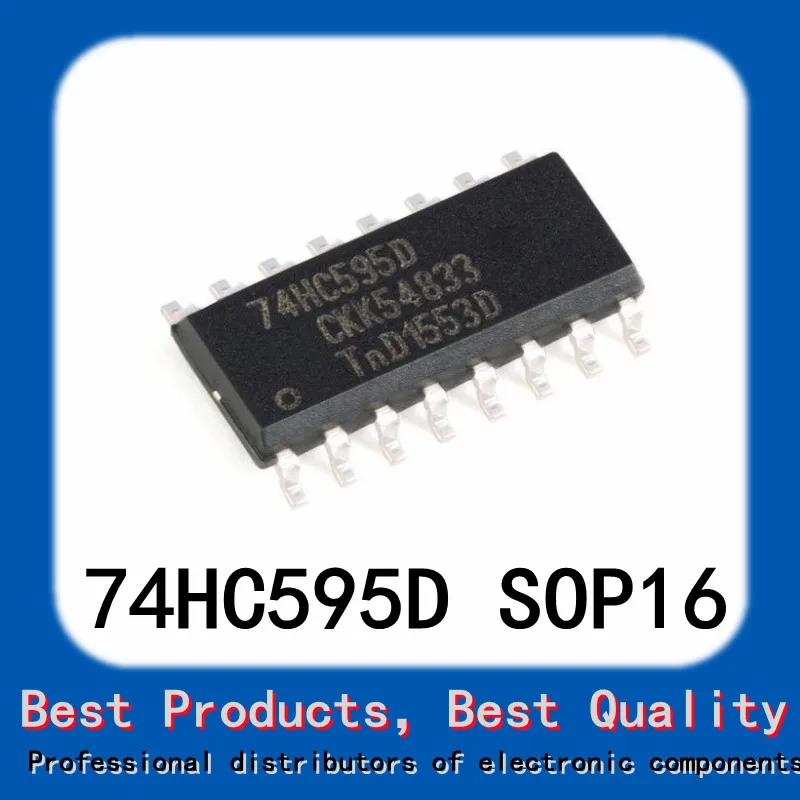 10 шт. SN74HC595DR SN74HC595D SN74HC595 74HC595DR 74HC595D 74HC595 SOP16 логическая схема 8 бит последовательный