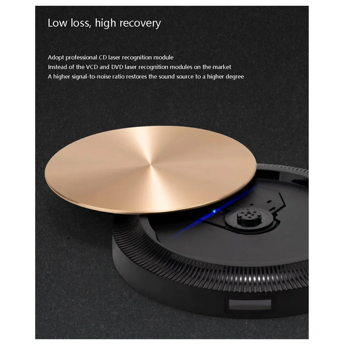 Портативный беспроводной Bluetooth-диск встроенный ASP черный