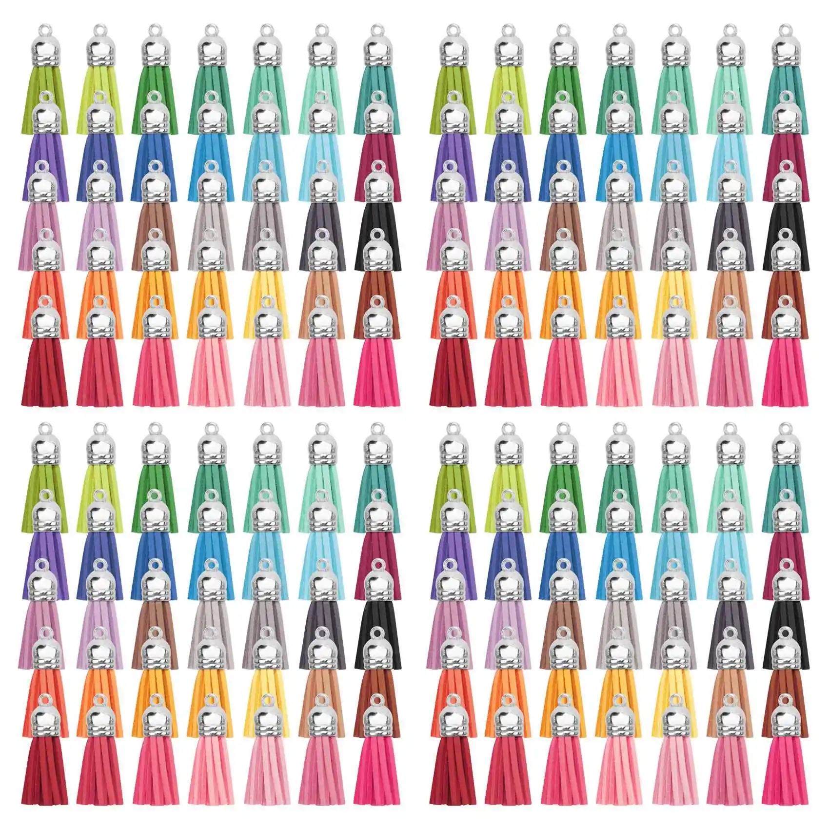 140 шт. брелок с кисточками оптовый набор для DIY кожаные подвески акриловые