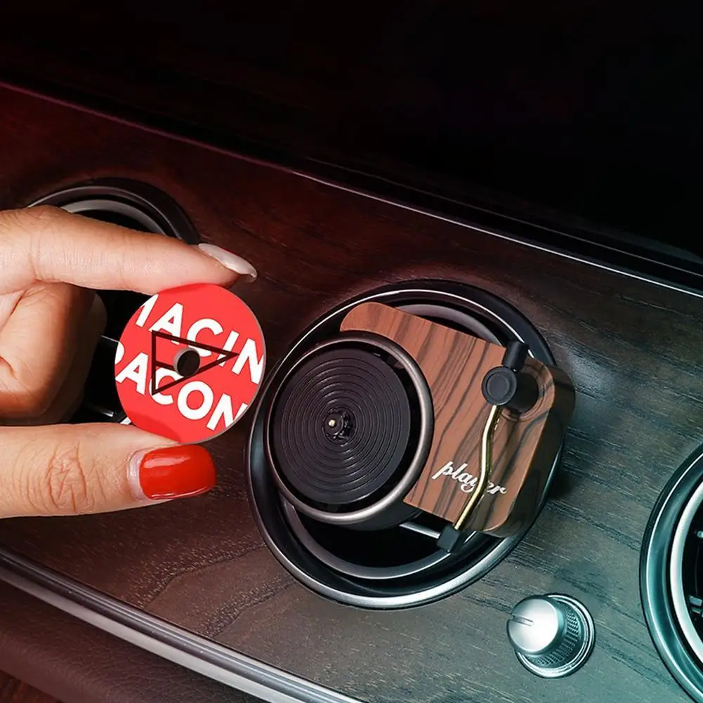 

Car Aromatherapy Rrecord Player Turntable Car Air Freshener Air Outlet Aromatherapy Aroma Car Perfume Diffuser
