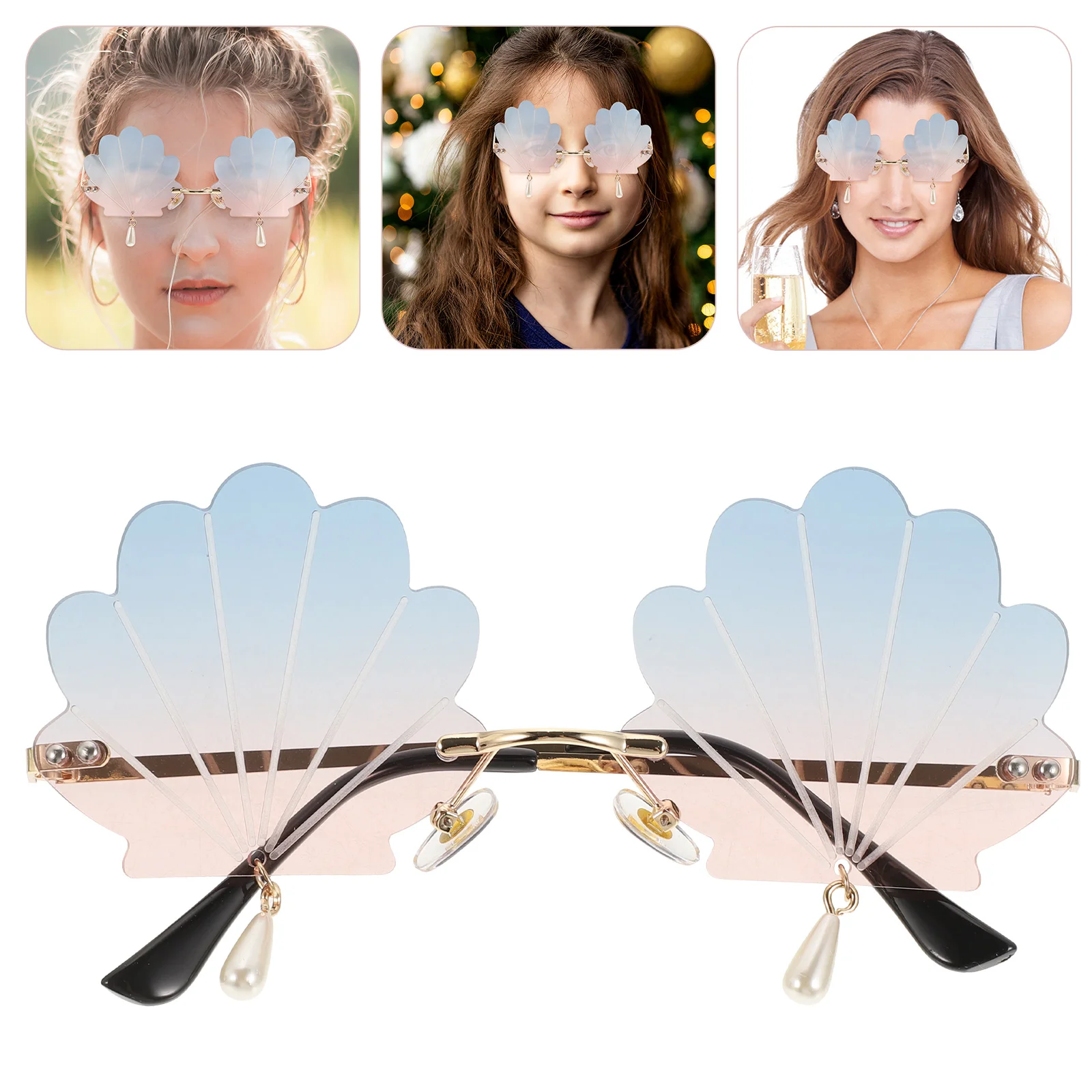 

Fashion Party Sunglasses Rimless Sunglasses Party Favors