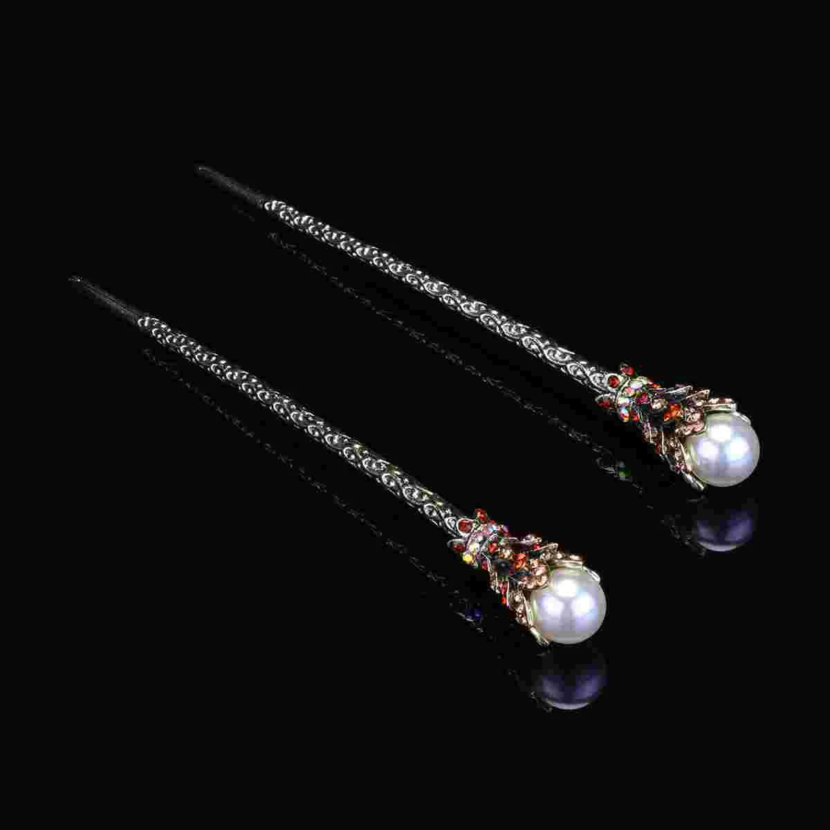 

Китайские шпильки для волос, шпильки, женские вилки в форме булочек, Длинные антикварные шпильки для невесты, винтажные аксессуары