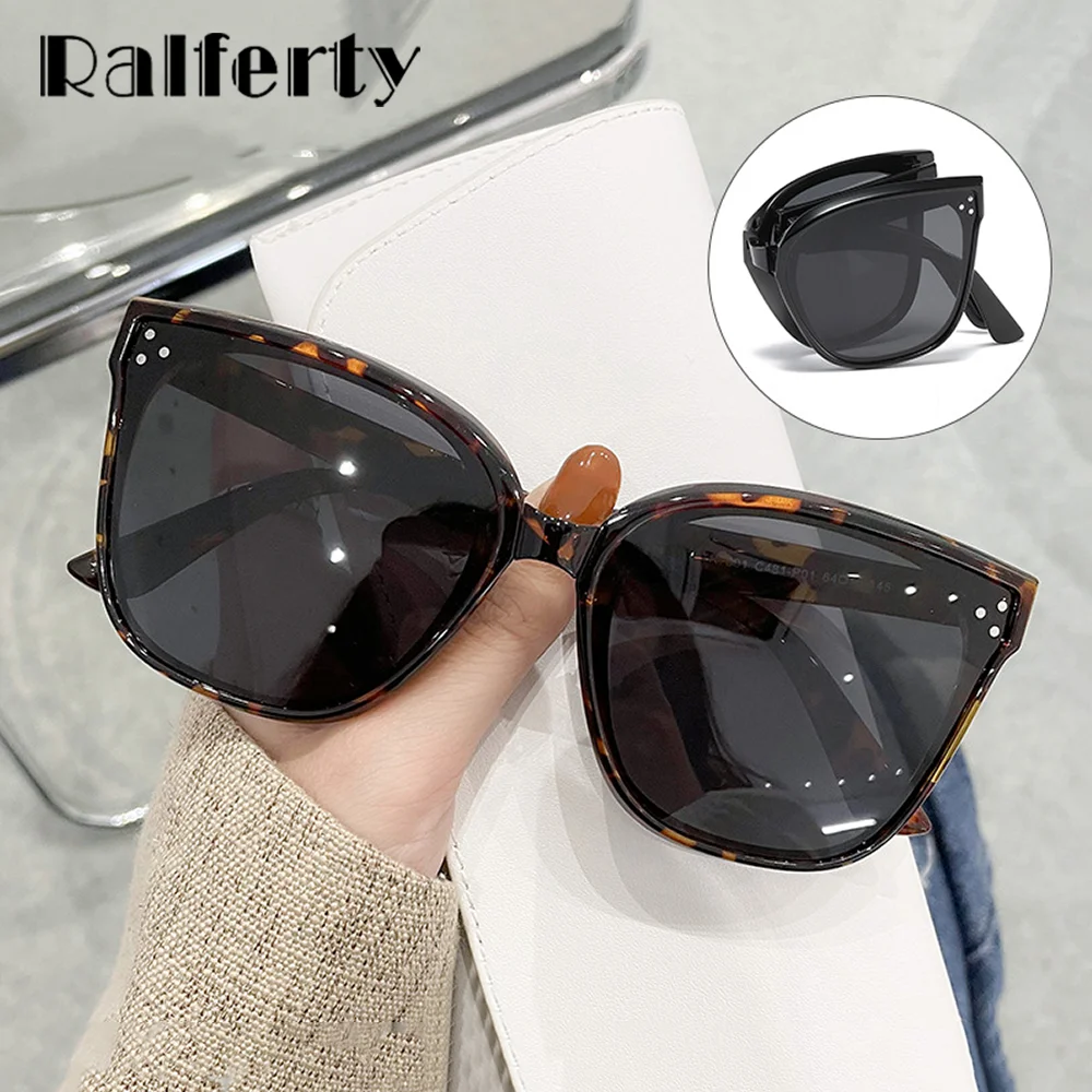 

Ralferty корейский бренд дизайнерские складные солнцезащитные очки для женщин и мужчин Поляризованные очки ночного видения желтые очки против...