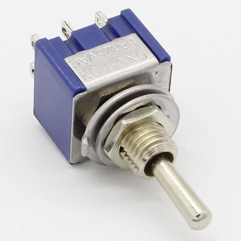 Акция! 5 шт. 3-позиционный миниатюрный мини-переключатель 2P2T DPDT ВКЛ-ВЫКЛ |